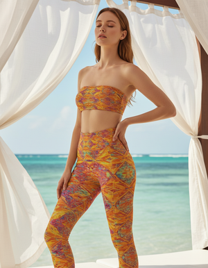 Tsubaki Capri Yoga Leggings Capri Yoga Leggings — Dripper
