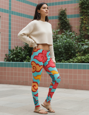 Lava Falls Nimbus Leggings Women's Leggings — Dripper