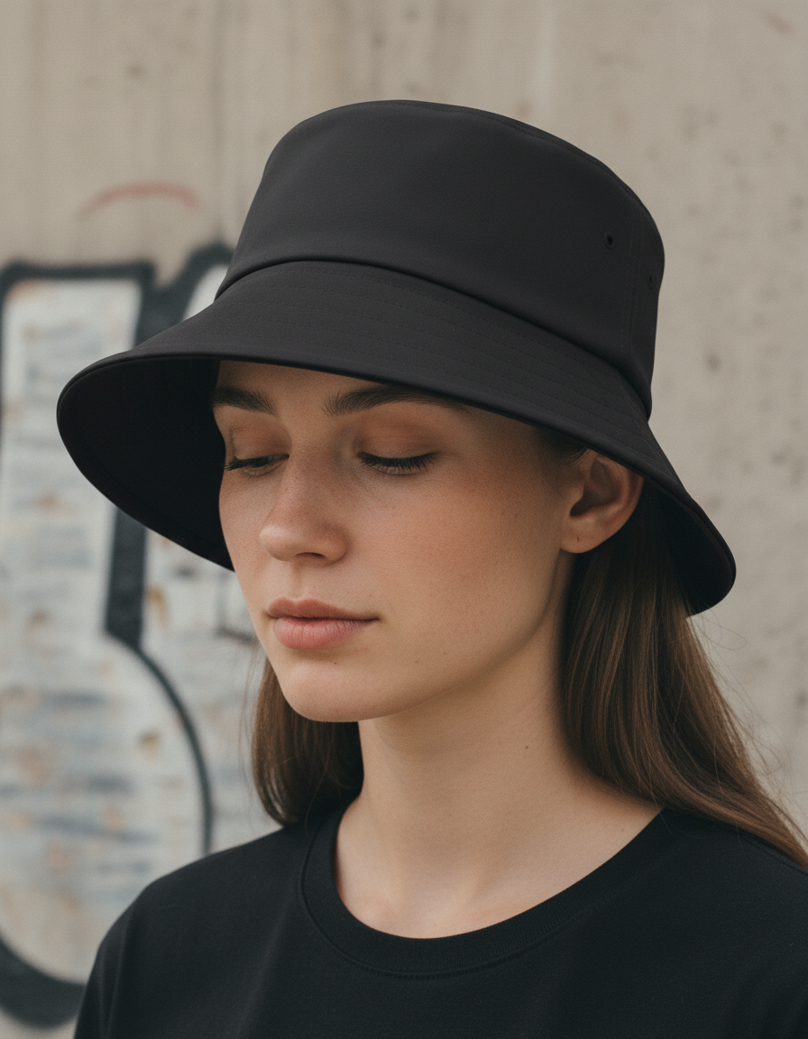 Bucket hat in Ink