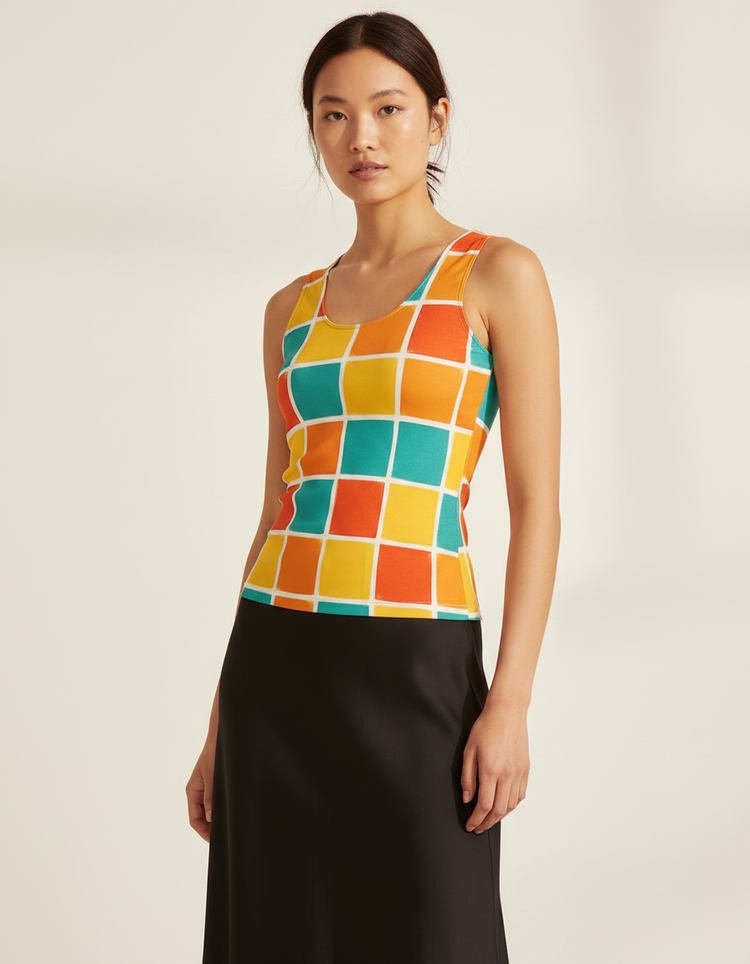 Vibrant Aura Prisma Tank Top