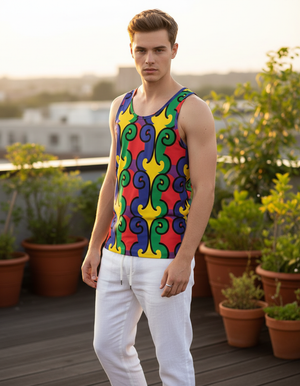 Men's Aoi men's tank tops