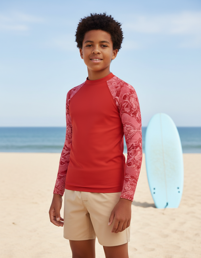 Rashguard — Youth Lava Falls Burst