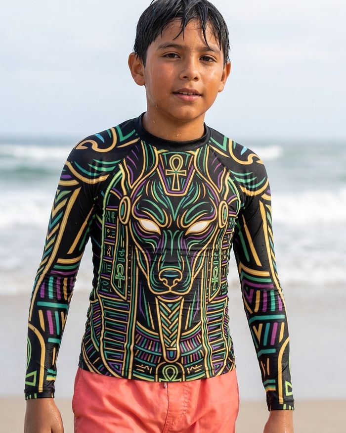 Rashguard — Boys Neon Anubis