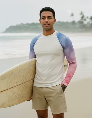 Men's Rhodonite Mosaic men's rashguards