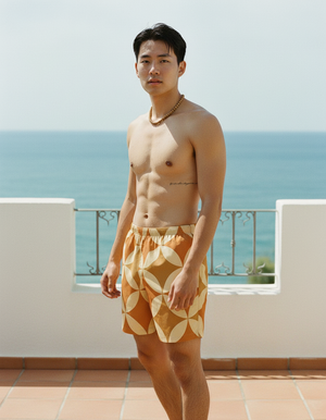 Amber Haze Mizuki men's swim trunks