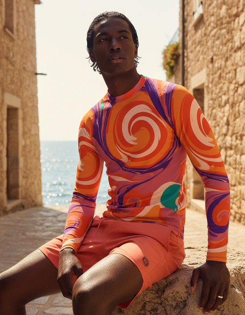 Euphoria Rash Guard Men's Rashguard — Dripper