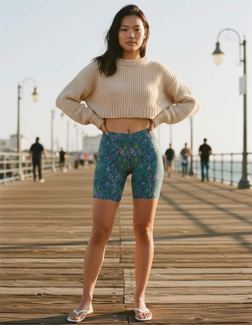 Alexandrite Zephyr women's short shorts