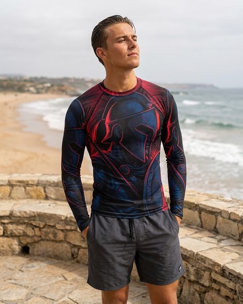 Men's Spartan men's rashguards
