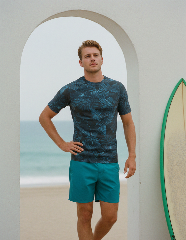 Men's Fern Rash Guard