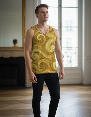 Men's Lemon Yellow Orion men's tank tops