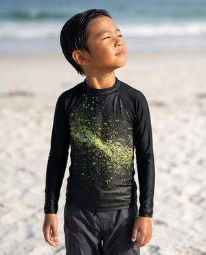 Boys Acacia Pixelate boys rashguards