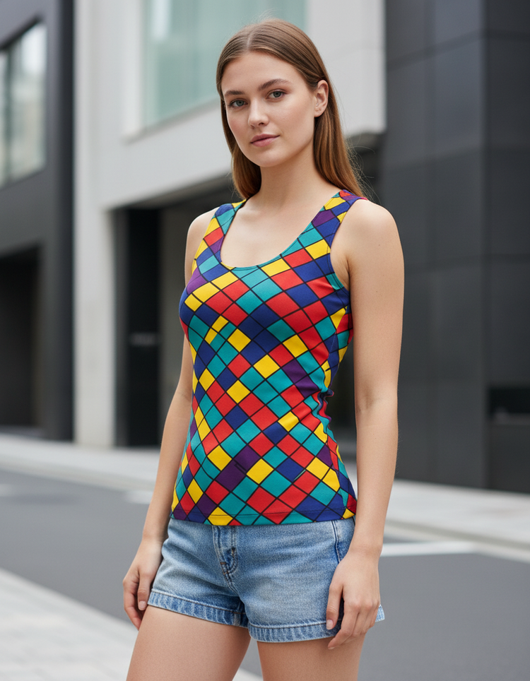 Dynamic Flow Vortex Tank Top