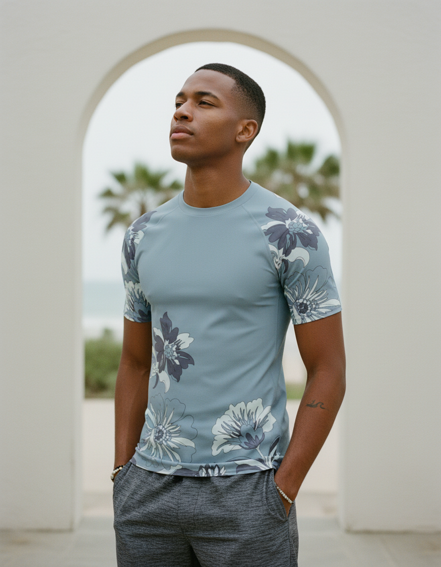 Marina Elysian Rash Guard Men's Rashguard — Lolekai