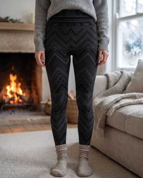 Ink Chevronet Base Layer Bottoms