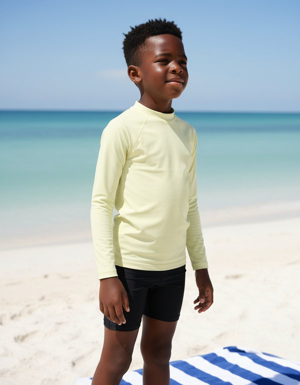 Kids Cream Rash Guard