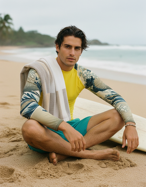 Tide Rash Guard Men's Rashguard — Dripper