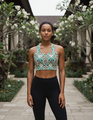Kaleidoscope longline sports bras
