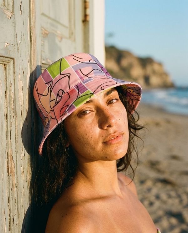 Millennial Pink Lustre Bucket Hat