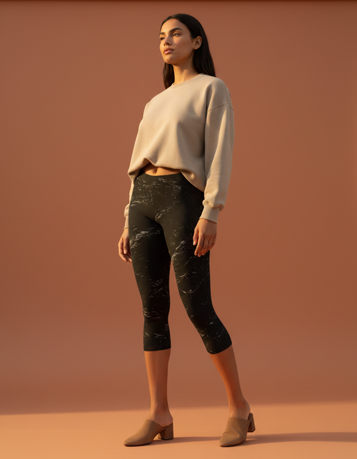 Eclipse Capri Leggings Capri Leggings — Dripper