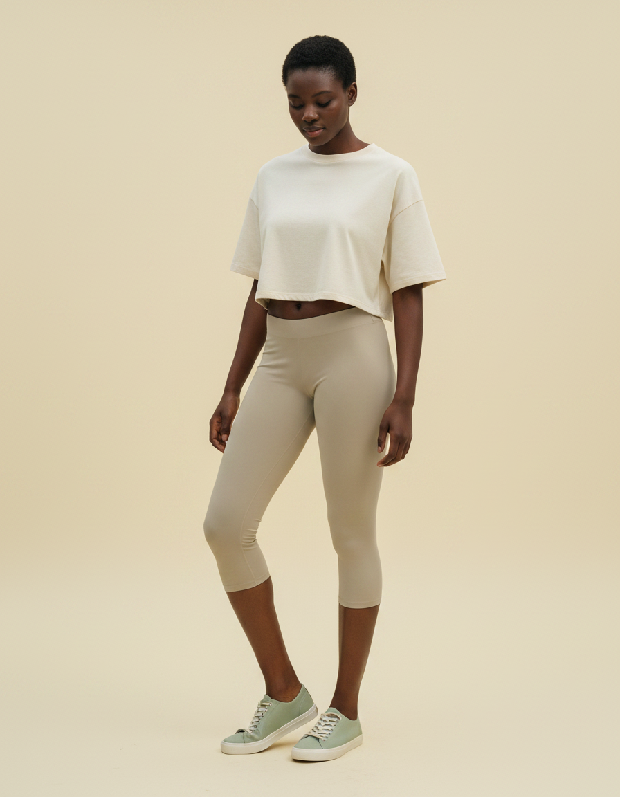 Capri Leggings in Fossil
