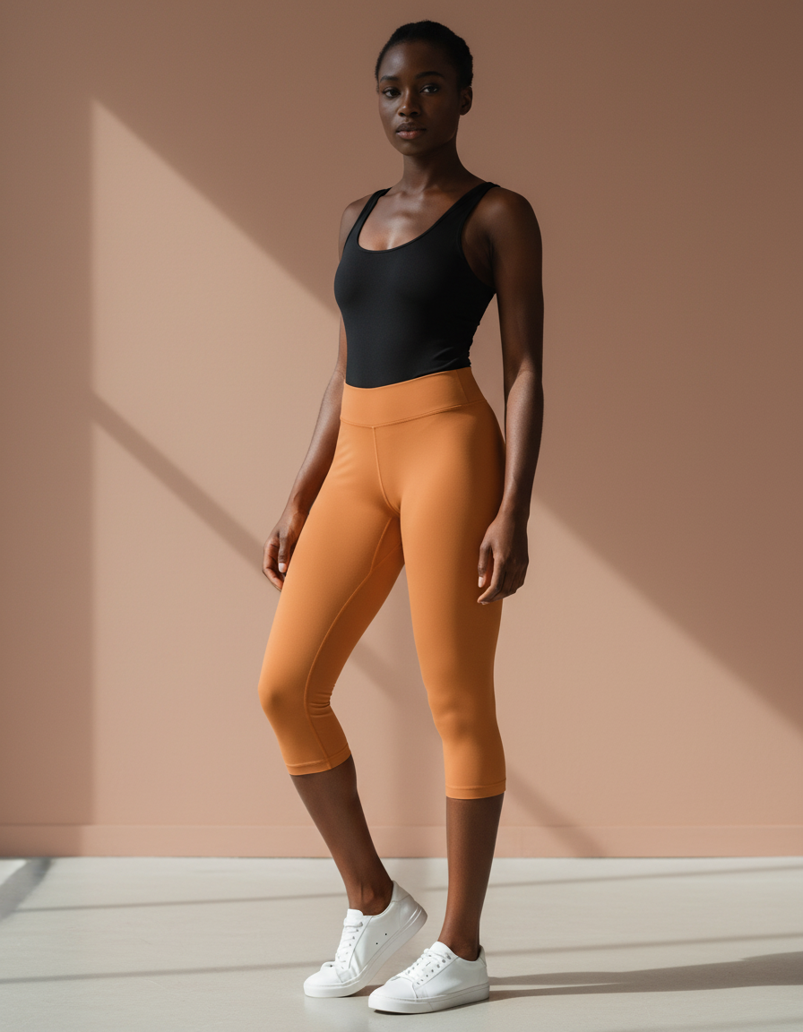 Capri Leggings in Sunstone
