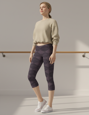 Burnished Lilac Tsuki leggings