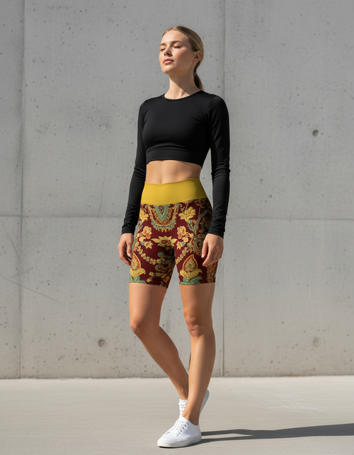 Rangrez Yoga Shorts Yoga Shorts — Dripper
