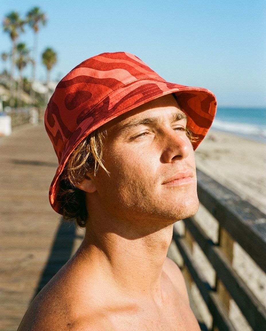 Lava Falls Lustre bucket hats — view 1 of 2