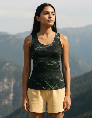 Women's Runway Emerald Eclipse women's tank tops