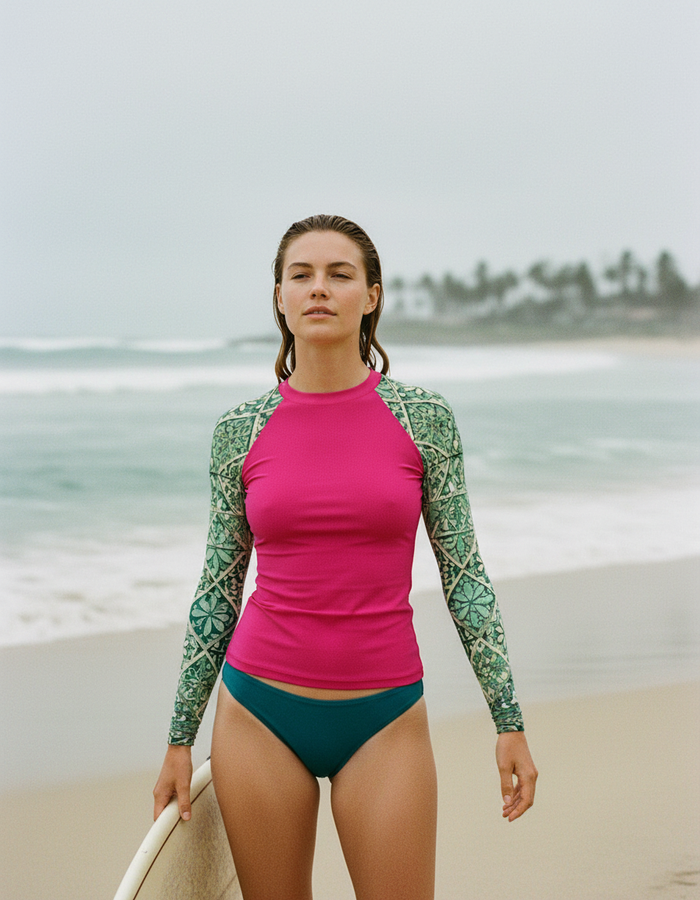 Rashguard — Women's Jelly Mint Zellige