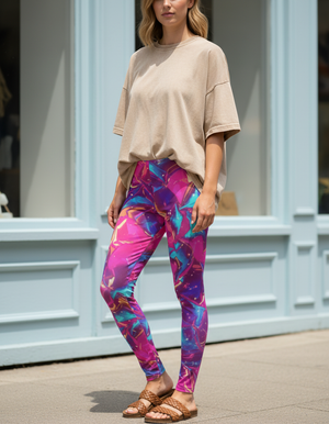 Nebula full-length leggings