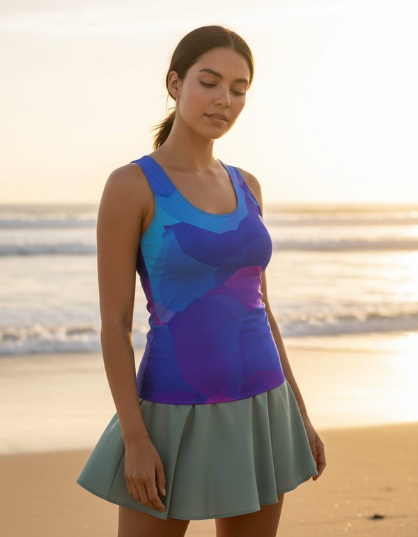 Ice-dye Collection tank tops