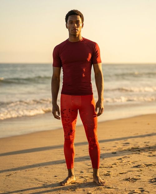 Lava Falls Mirage Leggings Men's Leggings — Lolekai
