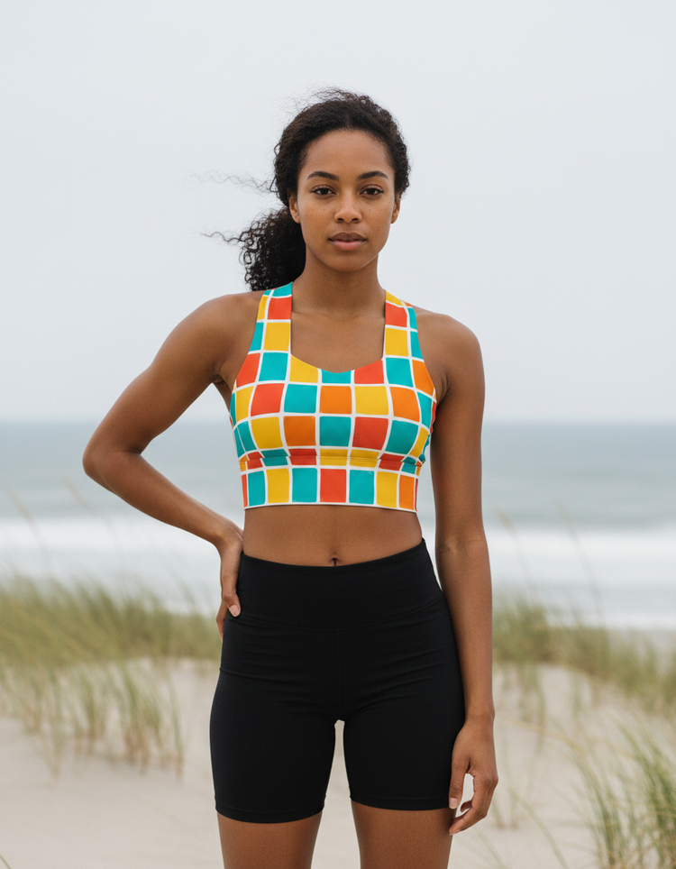 Spectrum Shift Prism Longline Sports Bra