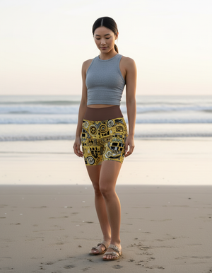 Seraph Yoga Shorts Yoga Shorts — Dripper