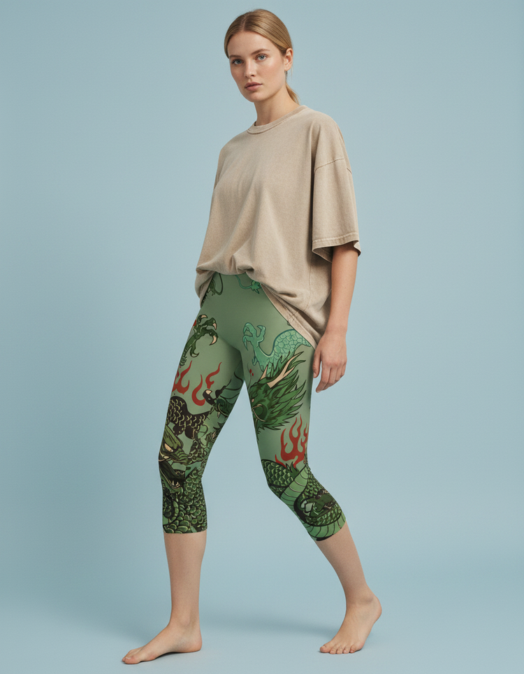 Women's Dragon's Lair Capri Leggings