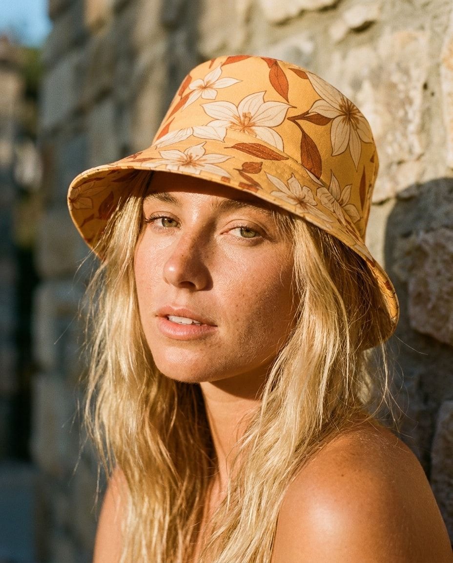 Citrus Orange Elysian bucket hats — view 1 of 2