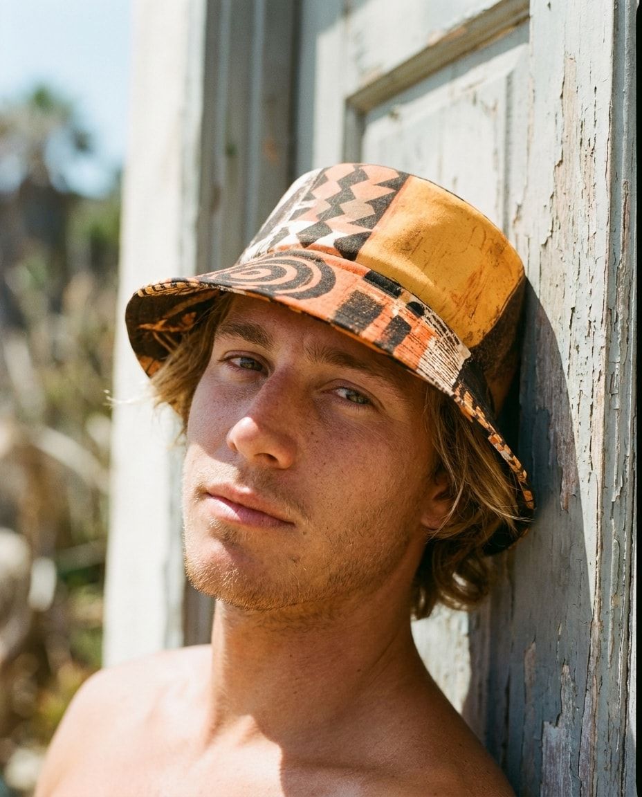 Citrus Orange Pulsar bucket hats — view 1 of 2