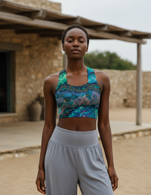 Lustre Sports Bra Longline Sports Bra — Dripper