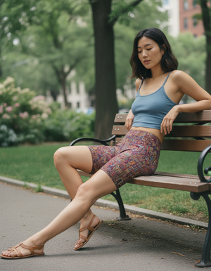 Burnished Lilac Solstice women's short shorts