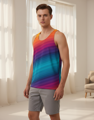 Ripple Tank Top Men's Tank Top — Dripper
