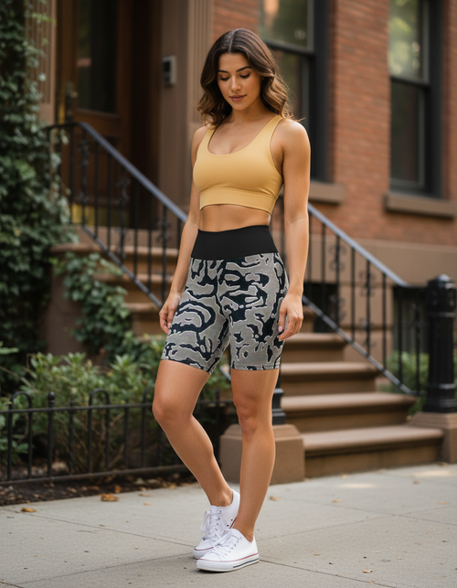 Lattice Yoga Shorts Yoga Shorts — Dripper