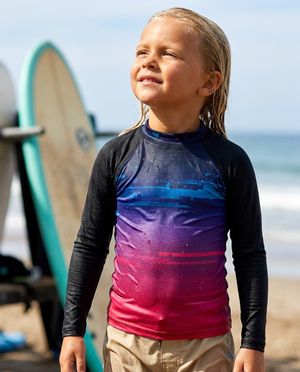 Kids Mosaic Rash Guard Kids Rash Guard — Lolekai