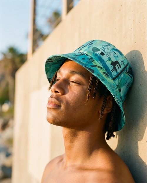 Unisex Turquoise Momentum Bucket Hat Bucket Hat — Lolekai