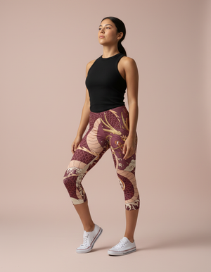 Amaranth Narin capri leggings