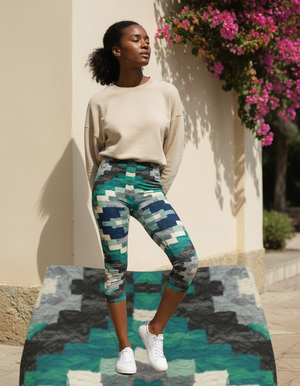 Alexandrite Horizon capri leggings