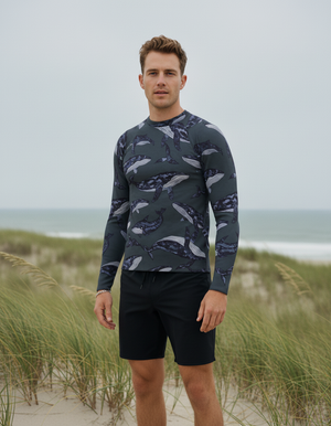 Men's Rhodonite Breeze men's short-sleeve rashguards