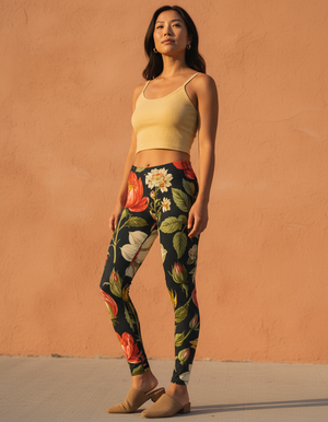 Flora full-length leggings