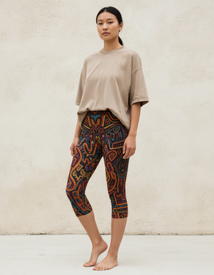 Vivid Capri Leggings Capri Leggings — Dripper