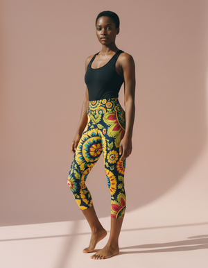 Zarif capri yoga leggings